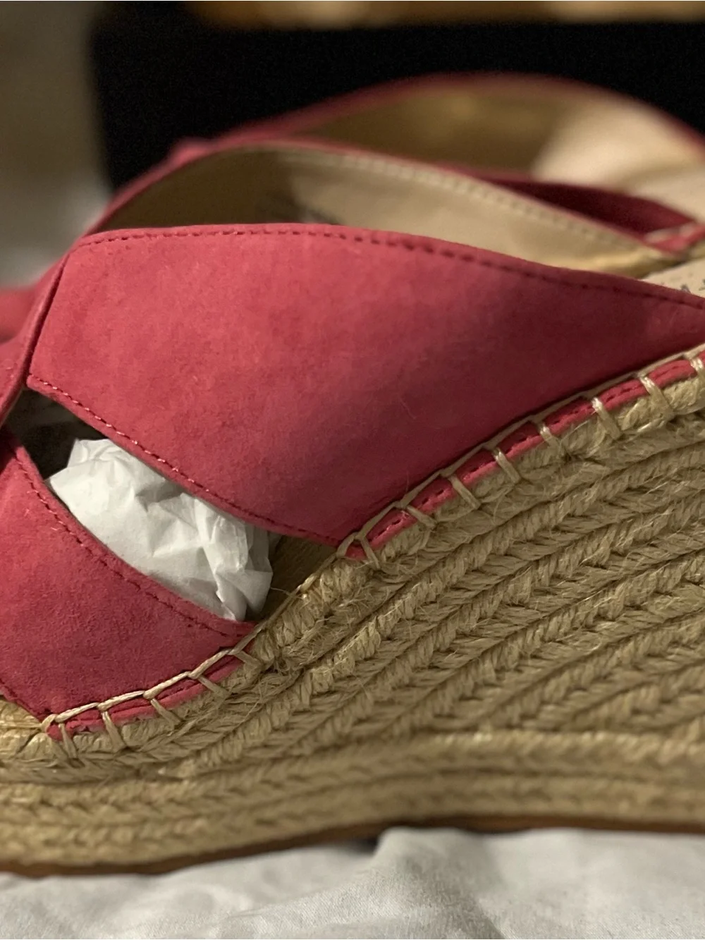 Coral Wedge Espadrille Sandals